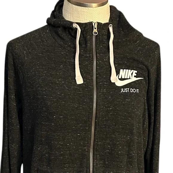 Nike Charcoal Full-Zip Hoodie - Picture 2 of 7